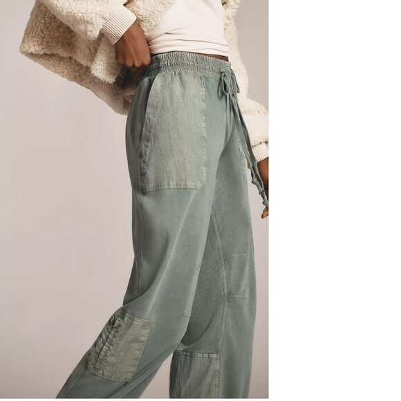 Daily Practice by Anthropologie Killington Pants XXS 2XS green  new with tag - Picture 2 of 5